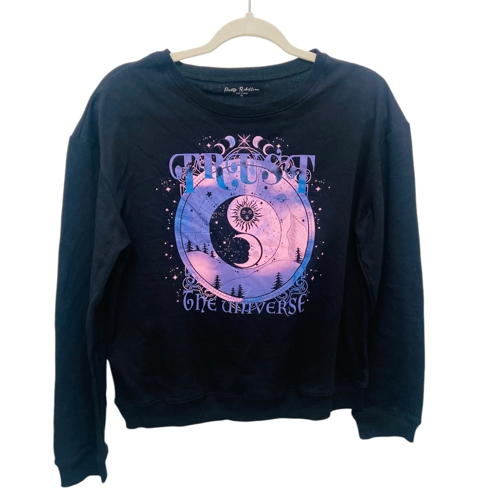 NWOT Pretty Rebellious Pullover Long sleeve sweatshirt